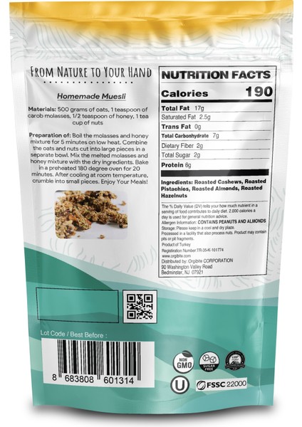 Nutnut Mixo 130gr 3'Lü Set