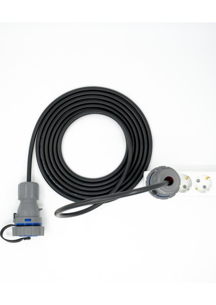 3.6 Kw Şarj Cihazı Için IP67 Uzatma Kablosu (15 Metre)