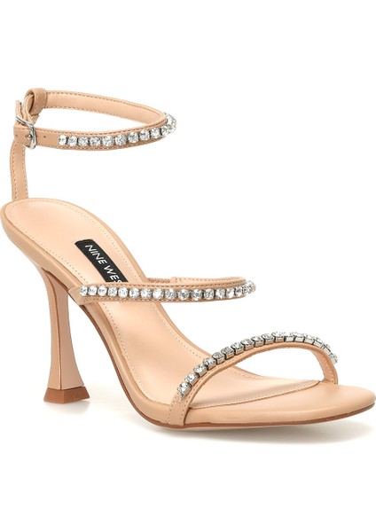 BRENDA 3FX Krem Kadın Topuklu Sandalet fiyatları