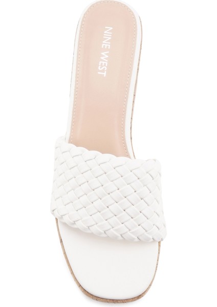 MURMA 4FX KIRIK BEYAZ Kadın Dolgu Topuk Terlik fırsatları