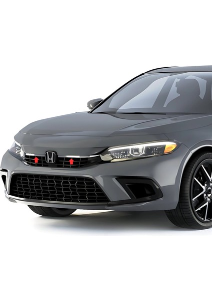Honda Civic Ön Panjur - Krom (2 Parça) | Sd (2021+)