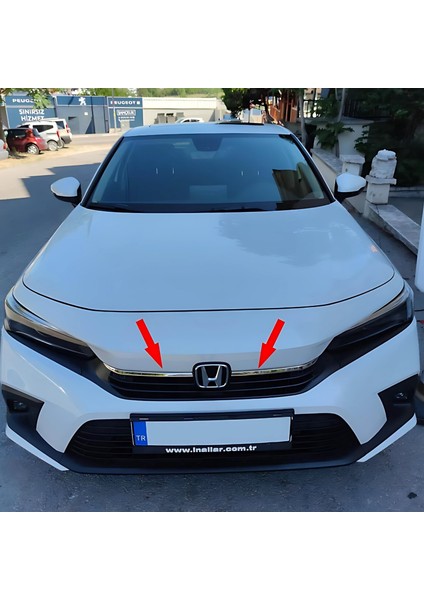 Honda Civic Ön Panjur - Krom (2 Parça) | Sd (2021+)