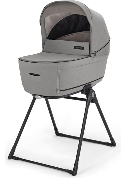 Aptica Glam Bebek Arabası ve Darwin Recline Ana Kucaklı, Portbebeli, Stantlı 4'lü Sistem Platinum Grey