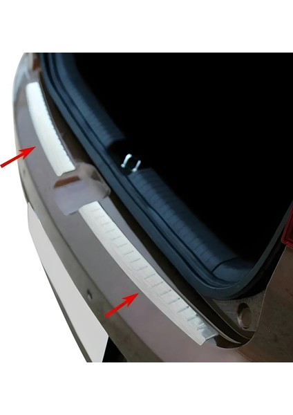 Hyundai I20 Arka Tampon Eşiği - Krom (2 Parça) | Hb (2020+)