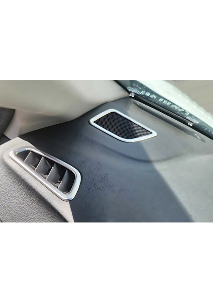 Renault Megane Kokpit & Kapı Hoparlör Çıtası - Krom Taşlı (4 Parça) | Hb/sd (2016+)