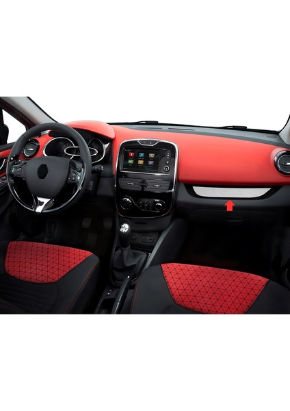 Renault Clio Ön Konsol Çıtası - Krom | Hb/sw (2015-2020)