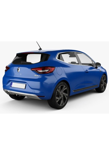Renault Clio Cam Çerçevesi - Krom (12 Parça) | Hb (2019+)