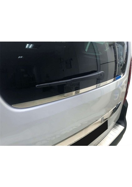 Peugeot Partner Tepee Bagaj Cam Alt Çıtası - Krom | (2008-2018) modelleri