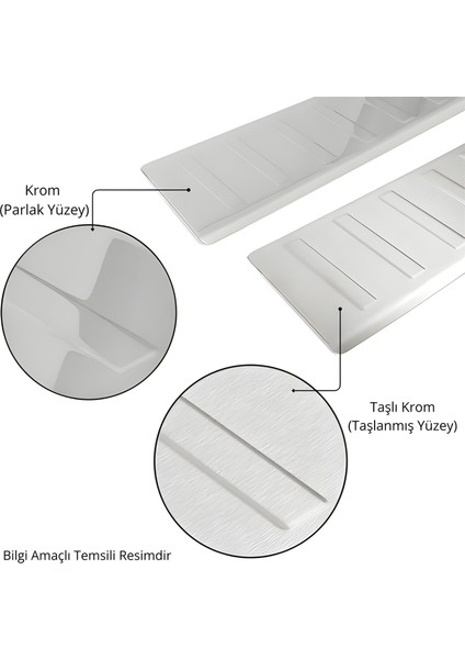 Peugeot 2008 Bagaj Iç Eşiği - Krom | (2020+) fırsatları