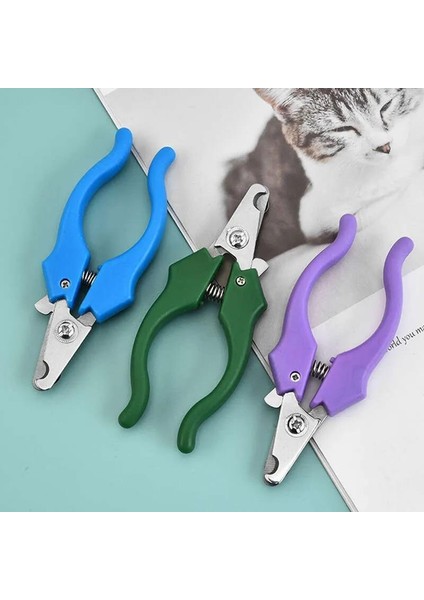 2 Adet Çelik Evcil Hayvan Kedi Köpek Yayli Tırnak Makası