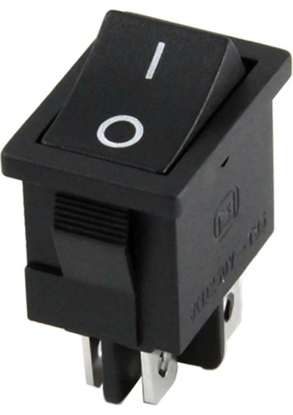 Yükseltici Anahtarı Mini Işıksız 4 Pinli Siyah (Ic-122)
