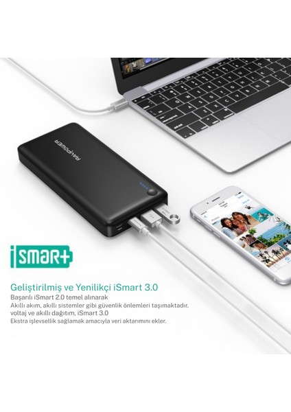 Powerbank 20100MAH RP-PB059 2 USB 1 Type-C Port