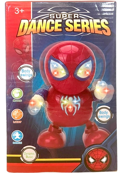Dans Eden Spider Man Danscı Örümcek Adam Müzikli Işıklı Oyuncak 21cm fiyatları