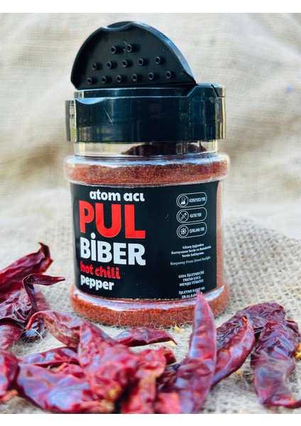 Atom Acı Pul Biber grurme Seri 100gr modelleri