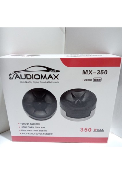 Audıomax MX-350 Tweeter 40MM 350W Max
