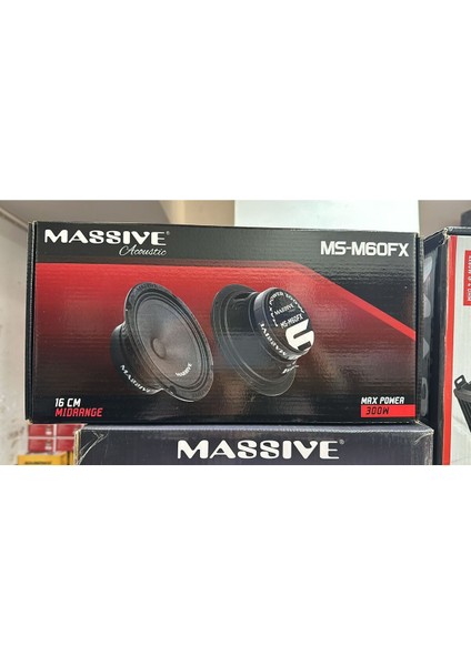MS-M60FX 16 cm Midrange 300 Watt Maximum Power Çift Fiyatıdır 120 Watt Rms fırsatları