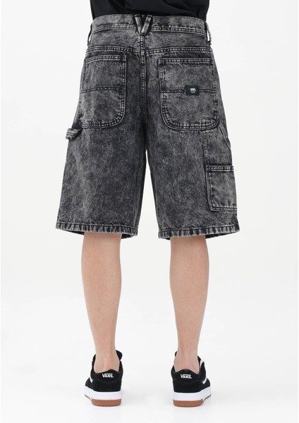 Drıll Chore Loose Denım Short