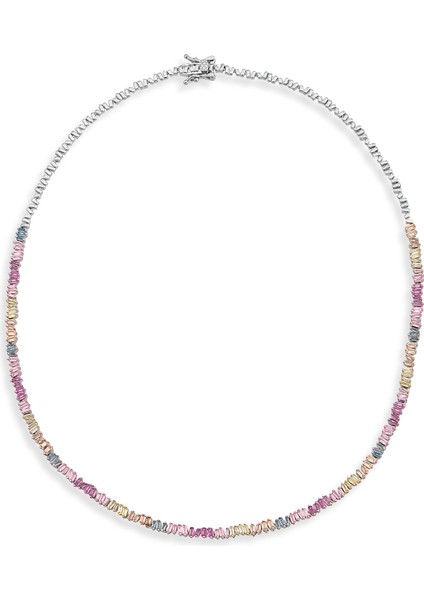 Zircon Asimetrik Dizim Rainbow Yolu Kolye fiyatları