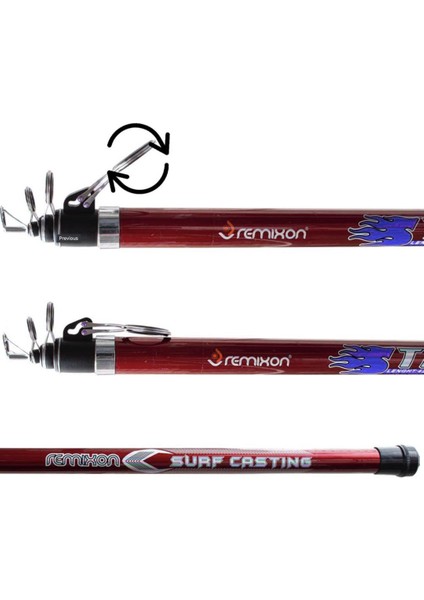Strong Red 420 cm 100-250G Atarlı Surf Kamış fiyatları