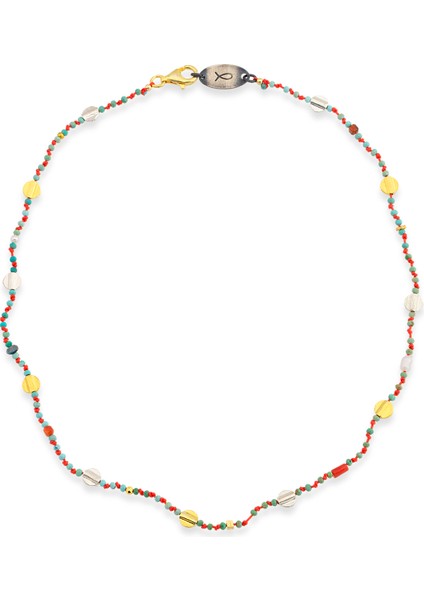 Çok Renkli Fashion Boncuk Kolye fiyatları