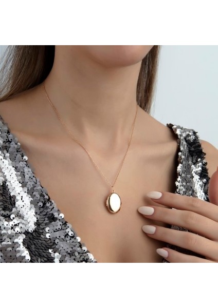 2025 Özel Renk Kaplama Secret Ithal Fashion Kolye