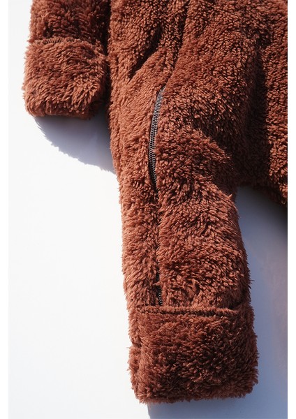 x Ipek Atlas Kız Erkek Bebek Çocuk Ayı Kışlık Peluş Tulum fırsatları