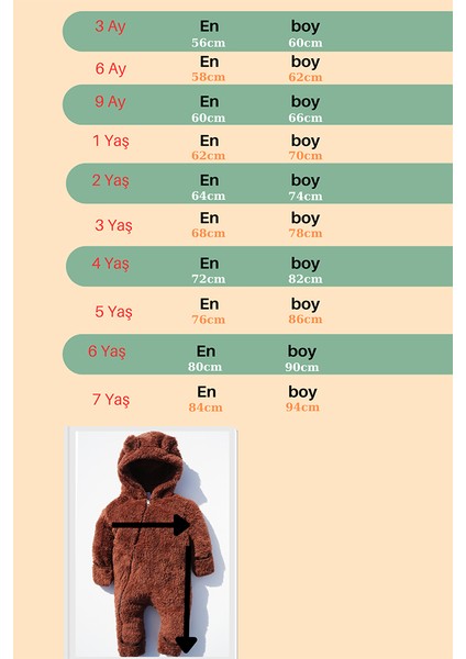 x Ipek Atlas Kız Erkek Bebek Çocuk Ayı Kışlık Peluş Tulum indirimleri