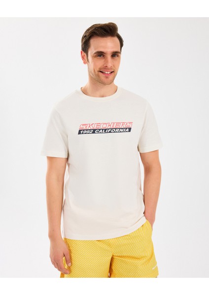 M Lightweight Graphic Tee T-Shirt Erkek Off White Tshirt S2510168-102