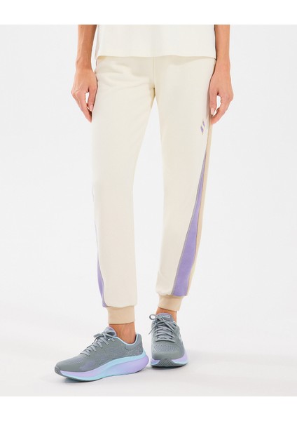 W Diagonal Lw Fleece Jogger Sweatpant Kadın Off White Eşofman Altı S2510048-102