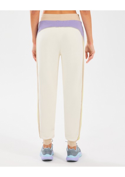 W Diagonal Lw Fleece Jogger Sweatpant Kadın Off White Eşofman Altı S2510048-102