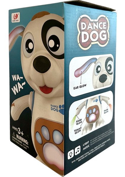 Dans Eden Köpek Müzikli Işıklı Zıplayan Dansçı Köpek Robot Oyuncak 22 cm
