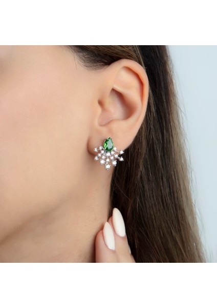 Icecut Pırlanta Montur Emerald Sparkle Küpe