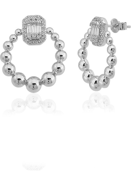 Zirkon Baget Kesim Fashion Halka Küpe fiyatları