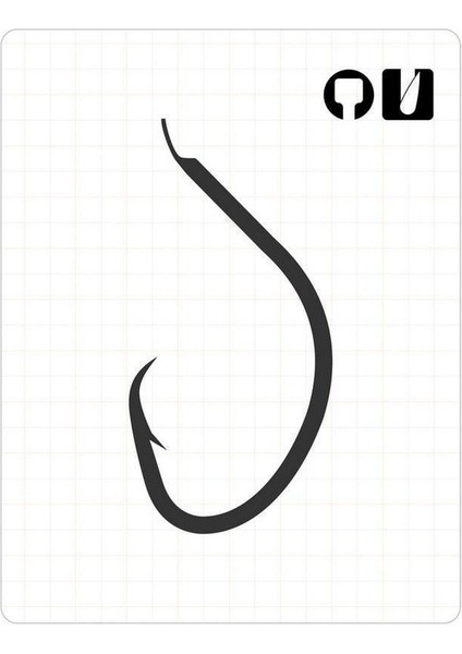 4101 Fukase No:4-0 Black Nikel Çember Iğne 6 Adet modelleri