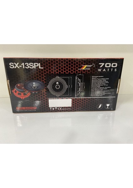 Netex Aqoustics SX-13SPL 13 cm Spl 700 Wat 100 Rms. indirimleri