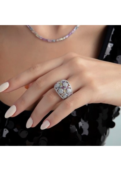 Ice Cut Rainbow Dream Yüzük