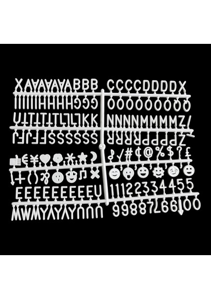 Ahşap Çerçeveli Keçe Harf Panosu (Beyaz Harf), Özel Keçe Letter Board 170 Parça Harf ve Sembol Dahil | Bebek Fotoğraf Panosu fırsatları