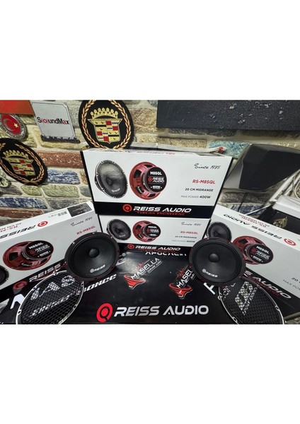 20 cm Metal Kapaklı 400 Wat 175 Rms Uyumlu Midrange M8SQL Özel Bobin