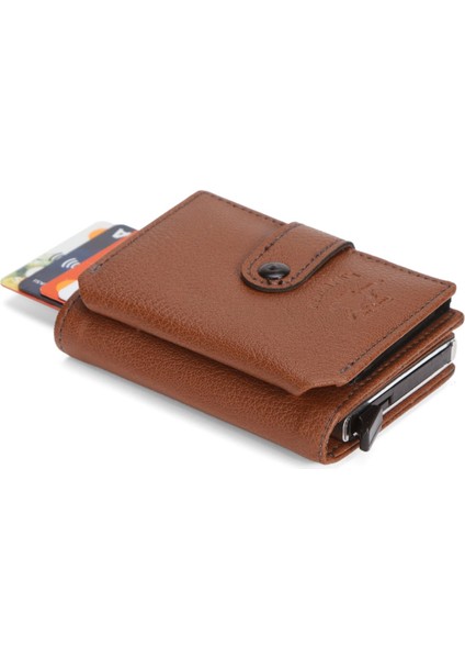 Erkek Akordiyon Mekanizmalı Kartlık ve Cüzdan NEWPOLO318 - Bordo fiyatları