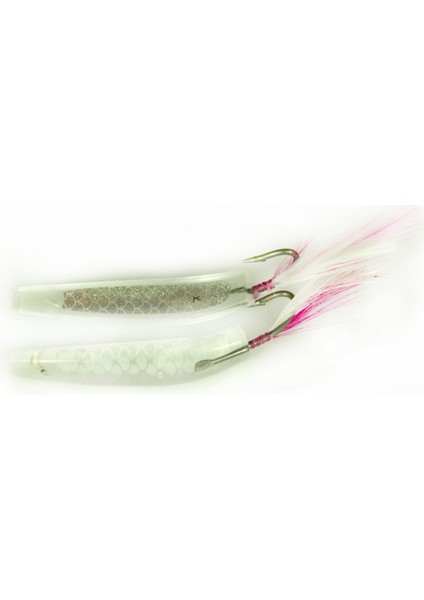 Feather Jig Renk:transparan 5 cm Silikon Suni Yem 2'li Paket