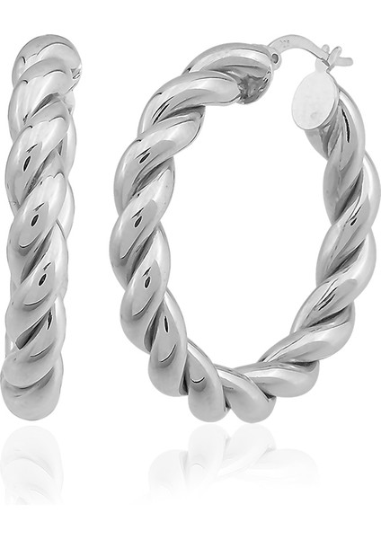 Silver Renk Spiral Halka Fashion Küpe fiyatları