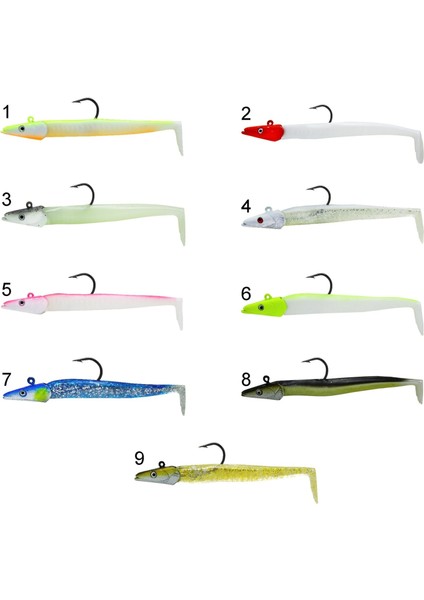 Ultimate Sardine Renk:9 12CM Levrek Silikonu 2+1 Set