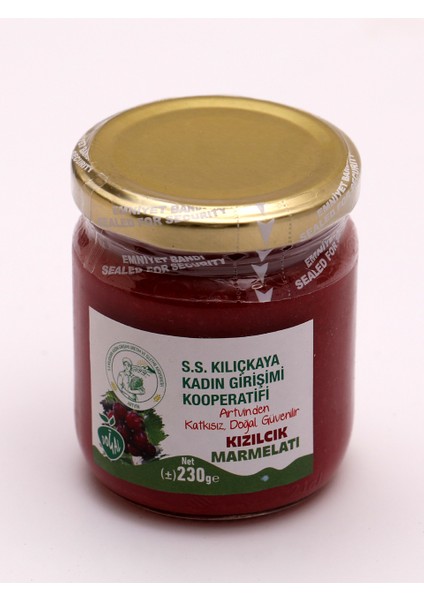 Kızılcık Marmelatı (Doğal, Katkısız, Ev Yapımı) 230 GR modelleri