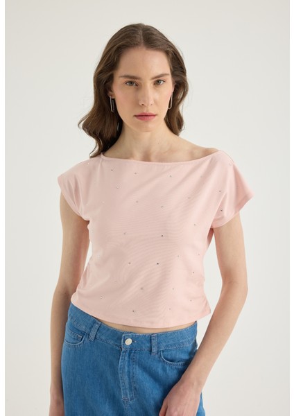 Büzgülü Crop Tshirt fiyatları
