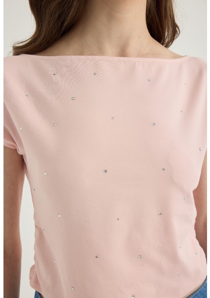 Büzgülü Crop Tshirt fırsatları