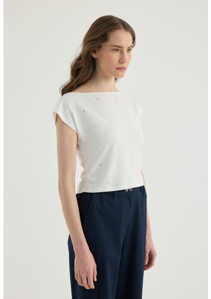 Büzgülü Crop Tshirt modelleri