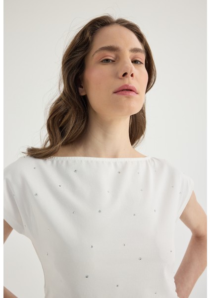 Büzgülü Crop Tshirt indirimleri