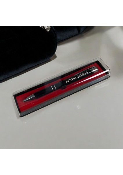 🎁kişiye Özel 2 Adet Termo Deri Defter & Deri Anahtarlık & Isveç Çakı & Tükenmez Kalem Hediye Set🎁