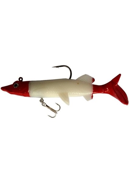 Bobo Pike Soft Renk:1 12 cm 24G Turna Silikonu 1 Adet