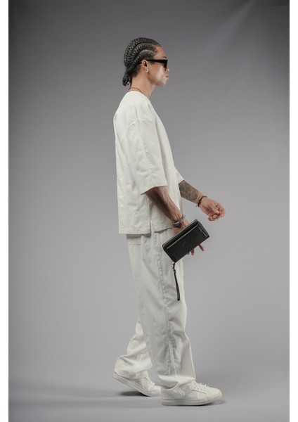 Oversize Kalıp Keten Alt Üst Takım indirimleri